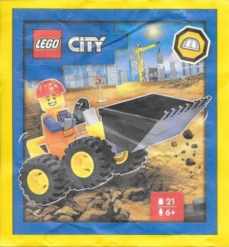 Lego city construction worker - lego,