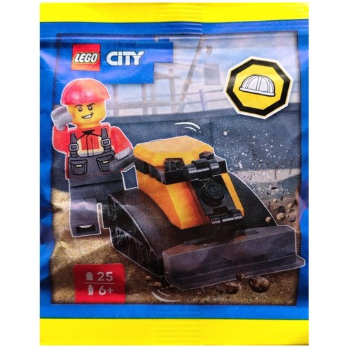 Lego city construction worker - lego,
