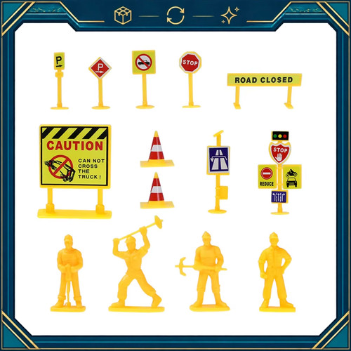 Set road signs - set, &