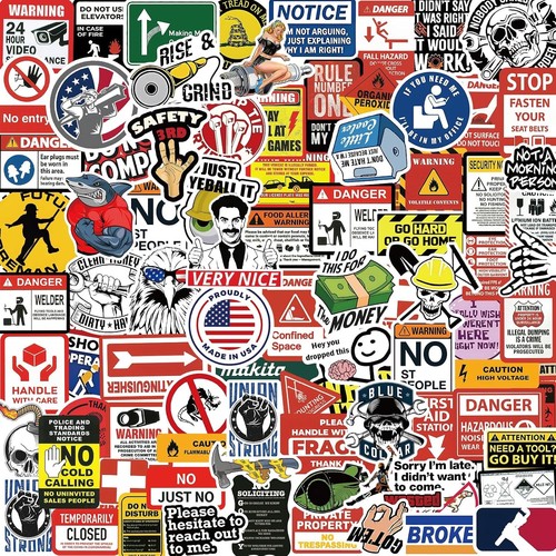 Hard hat stickers 160 pack - hard,