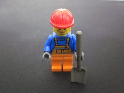 Lego city construction worker - lego,